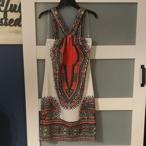 Multicolor Tribal Print Dress